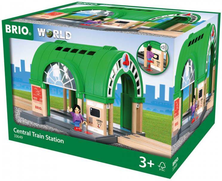 BRIO &#xAE, WORLD Groot Station Set met Ticketautomaat online kopen