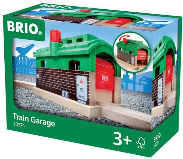 BRIO Spoorwegen – Treingarage met roldeuren online kopen