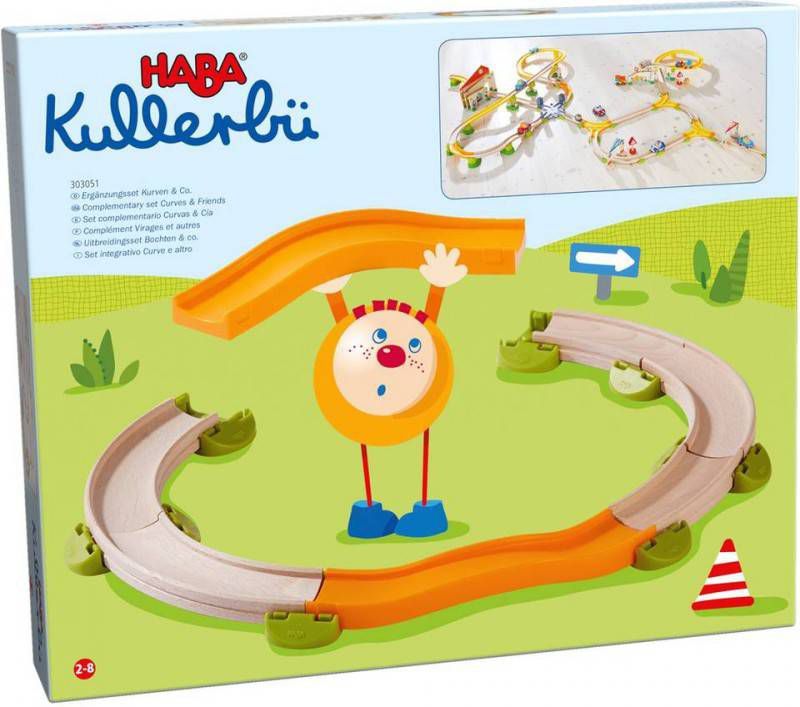 Haba Kullerbü knikkerbaan Uitbreidingsset Bochten & Co 14 delig online kopen