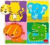 Goula puzzel Jungledieren 12 stukjes online kopen