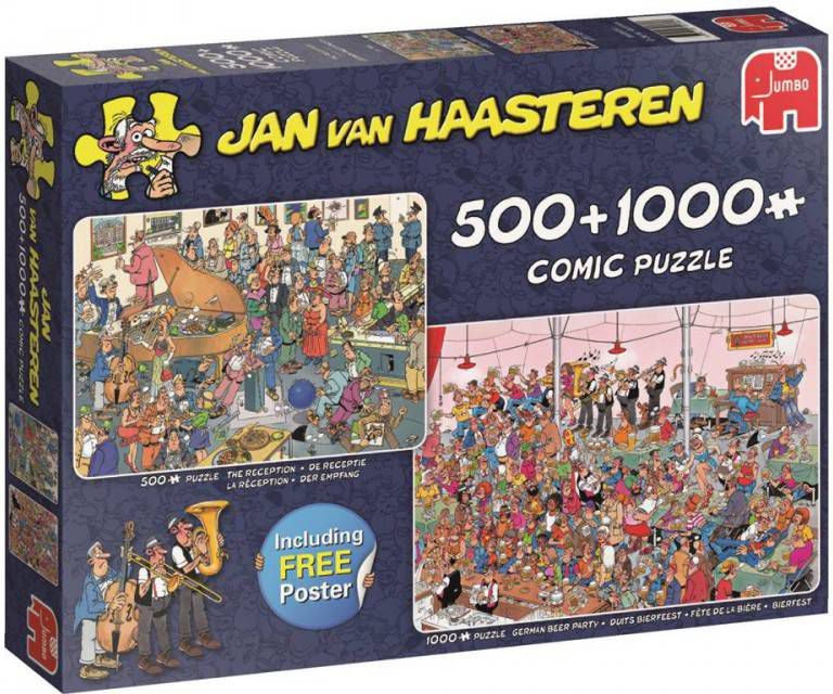 Jan van Haasteren De receptie / Duits bierfeest 500 / 1000 stukjes online kopen