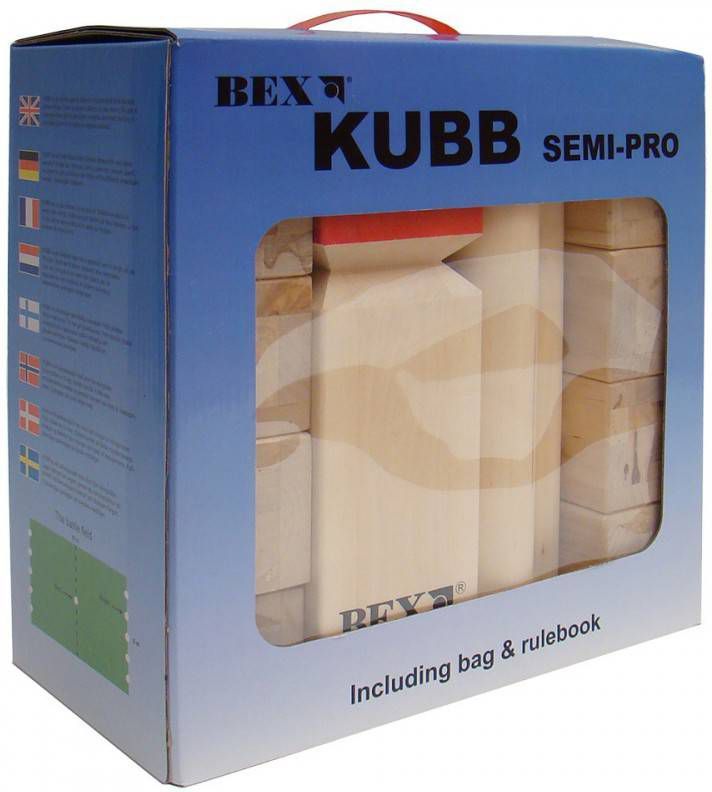 Bex Kubb Semi Pro Berkenhouten Spel 30cm Woodywoodtoys.nl