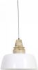 Light & Living Hanglamp 'Margo' 40cm, hout naturel kop wit online kopen
