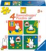 Ravensburger Puzzel 4 in 1 Nijntje 6 + 9 + 12 + 16 Stukjes online kopen