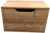 Wood4you Speelgoedkist Kick Roastedwood 80Lx50Hx50D cm online kopen