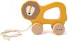 TRIXIE Baby Accessoires Wooden pull along toy Mr. Lion Geel online kopen