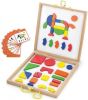 Viga Toys Magnetisch Vormenspel 55 delig Multicolor online kopen