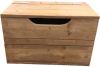 Wood4you Speelgoedkist Kick Roasted wood 70Lx50Hx50D cm online kopen