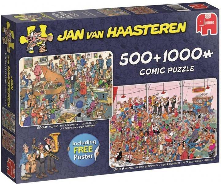 Jan van Haasteren De receptie / Duits bierfeest 500 / 1000 stukjes online kopen