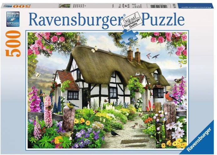 Ravensburger Puzzel Idyllische Cottage 500 Stukjes online kopen