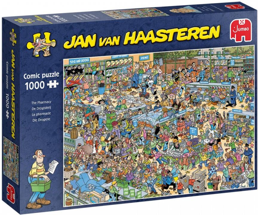 Jumbo Jan Van Haasteren Puzzel De Drogisterij 1000 Stukjes -  Woodywoodtoys.nl