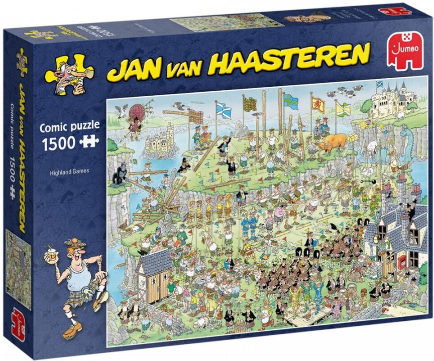 Jumbo Jan van Haasteren Highland Games legpuzzel 1500 stukjes online kopen
