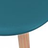 VidaXL Eetkamerstoelen 6 st kunststof turquoise online kopen