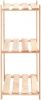 VidaXL Opbergrekken 3 laags 10 St 60x38x90 Cm Grenenhout 150 Kg online kopen