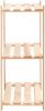 VidaXL Opbergrekken 3 laags 3 St 60x38x90 Cm Massief Grenenhout 150 Kg online kopen
