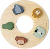 TRIXIE Baby Accessoires Wooden round puzzle Bruin online kopen