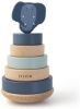 TRIXIE Baby Accessoires Wooden stacking toy Mrs. Elephant Blauw online kopen