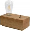 Lucide tafellamp Edison hout Leen Bakker online kopen