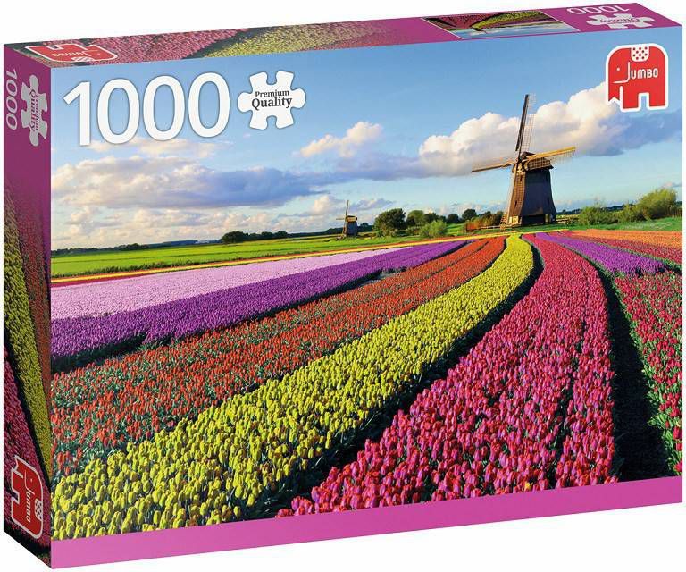 Prelude Activeren deadline Jumbo legpuzzel Field of Tulips 1000 stukjes - Woodywoodtoys.nl