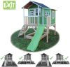 EXIT Toys Exit Loft 550 Speelhuisje Op Poten Met Glijbaan Groen online kopen