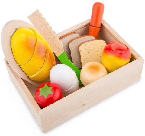New Classic Toys ® Speellevensmiddelen Bon Appetit snijset ontbijt(10 delig ) online kopen