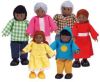 HAPE Poppenfamilie donkere huidskleur 6delig online kopen