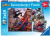 Ravensburger Puzzel Spider man In Actie 3 X 49 Stukjes online kopen