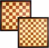 Abbey Game schaak- en dambord hout bruin/ecru 49CG online kopen