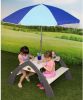 AXI Kylo Xl Picknicktafel Voor Kinderen Met Parasol Picknick Set Voor Kind Van Hout In Grijs & Wit online kopen