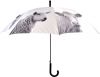 Esschert Design paraplu Boerderij 120 cm polyester wit/grijs online kopen