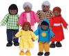 HAPE Poppenfamilie donkere huidskleur 6delig online kopen