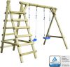 VidaXL Schommel set met ladders 268x154x210 cm grenenhout online kopen