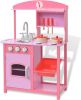 VIDAXL Speelgoedkeuken roze 60x27x83 cm hout online kopen