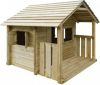 VidaXL Speelhuis met 3 ramen 204x204x184 cm hout online kopen
