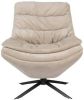 Dutchbone Draaifauteuil 'Vince' Rib, kleur Beige online kopen