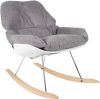 Wants and Needs schommelstoel ross polyester grijs 84 x 76 x 98 online kopen