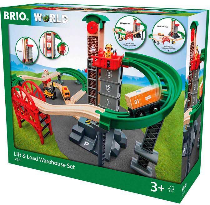 BRIO &#xAE, WORLD Magazijn set met lift 33887 online kopen