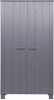 Woood Dennis Kast Grenen Steel Grey Geborsteld [Fsc] online kopen