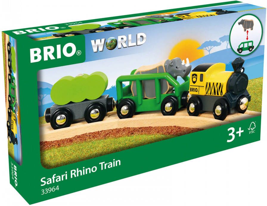 BRIO World neushoornsafari trein online kopen